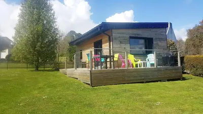 Jardin de l'établissement Gîte magnifique vue mer