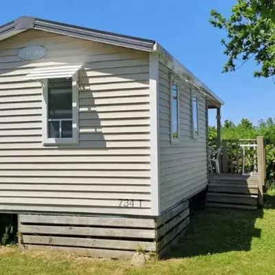 Mobile-home avec terrasse à Tréguennec
