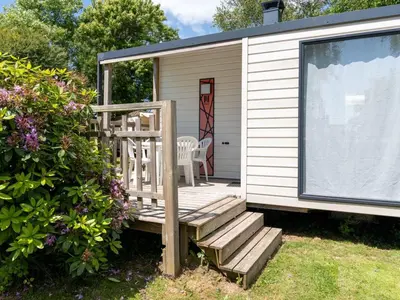 Jardin de l'établissement Mobil home pour 4 pers. avec terrasse - Tréguennec - API-1-52-1147