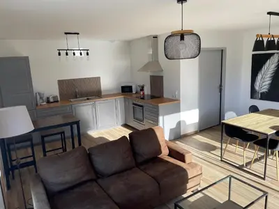 Cuisine ou kitchenette dans l'établissement Chez Tristan