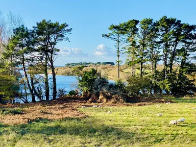 Paysage naturel près de la villa