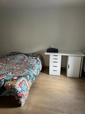 Un ou plusieurs lits dans un hébergement de l'établissement Petite maison au bord du Goyen