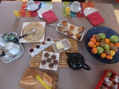 Nourriture dans la maison d'hôtes ou à proximité