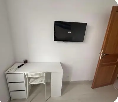 Télévision ou salle de divertissement dans l'établissement Chez Soiz