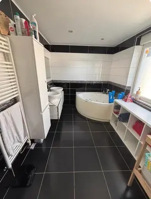 Salle de bains dans l'établissement Chez Soiz
