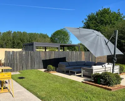 Jardin de l'établissement Un Moment à la Campagne