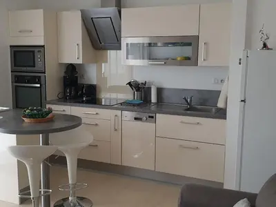 Plan de l'établissement Beautiful apartment with sea view
