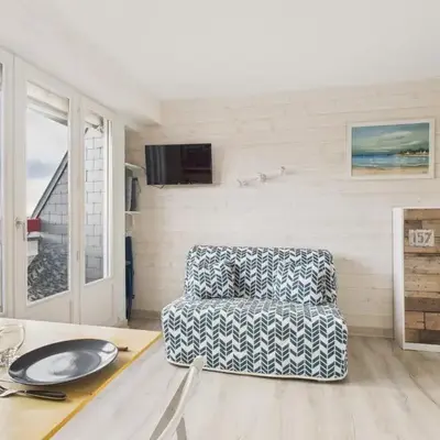 Vue mer - Studio 4 personnes à 200m de la plage