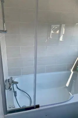 Salle de bains dans l'établissement Une chambre chez l'habitant