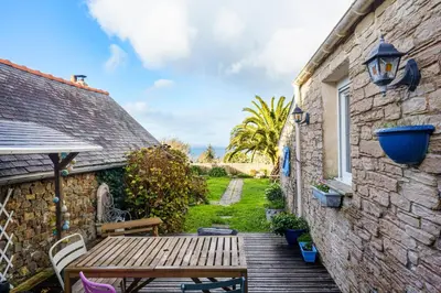 Jardin de l'établissement Ty Zazou - Proche de la mer