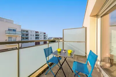 Balcon ou terrasse dans l'établissement Cap Lanroz - Avec terrasse