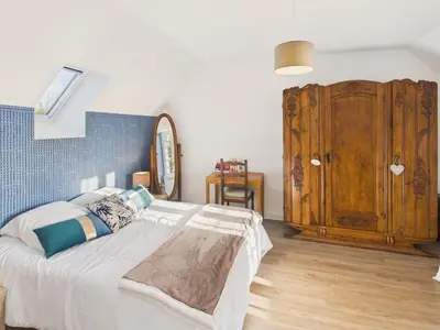 Un ou plusieurs lits dans un hébergement de l'établissement 10 min de la Torche - Jolie maison pour 6 - Jardin