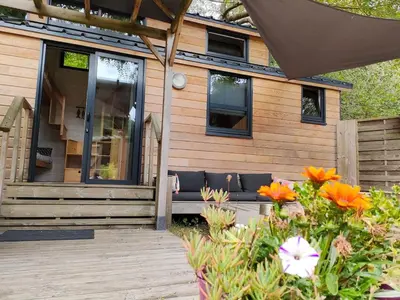 Jardin de l'établissement Tiny house Keremma