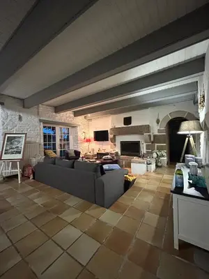 Télévision ou salle de divertissement dans l'établissement PORTSALL - La Demeure de Tréompan