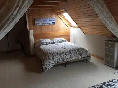 Un ou plusieurs lits dans un hébergement de l'établissement Vue exceptionnelle sur le port - REVE DE MER