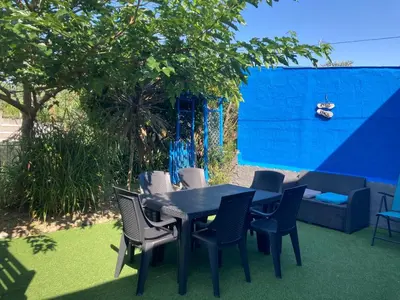 Jardin de l'établissement Maison spacieuse Lesconil, au calme 700 m des plages