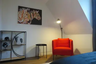 Coin salon dans l'établissement Einstein I Chambre privée dans Coliving