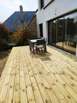 Vue générale sur la montagne ou vue sur la montagne depuis la maison de vacances