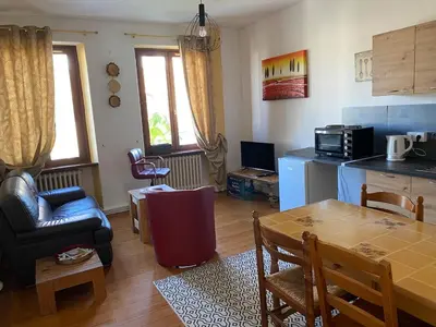 Cuisine ou kitchenette dans l'établissement Fredonia-MacBed