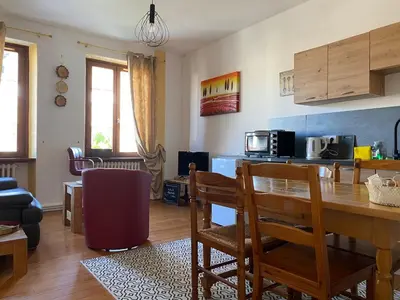 Cuisine ou kitchenette dans l'établissement Fredonia-MacBed