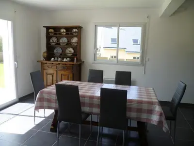 Coin salon dans l'établissement Ti gîte Camaret-sur-mer