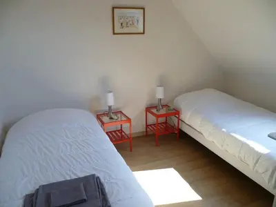Un ou plusieurs lits dans un hébergement de l'établissement Ti gîte Camaret-sur-mer