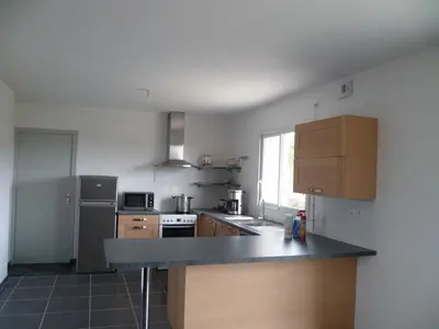 Cuisine ou kitchenette dans l'établissement Ti gîte Camaret-sur-mer