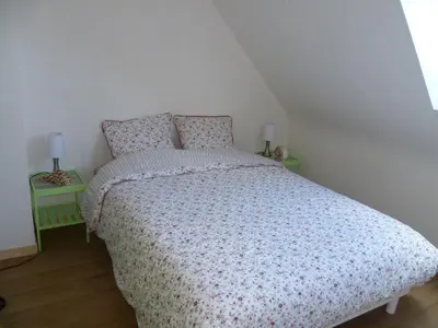 Un ou plusieurs lits dans un hébergement de l'établissement Ti gîte Camaret-sur-mer