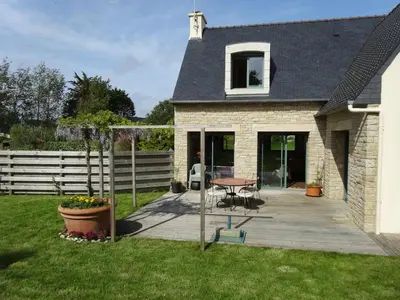 Jardin de l'établissement Maison proche de la mer