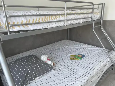 Un ou plusieurs lits dans un hébergement de l'établissement Nouveau Maison quartier calme- jardin