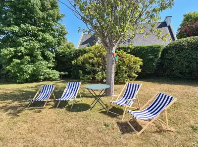 Jardin de l'établissement Ker aphicahel - Maison typique de charme carantec