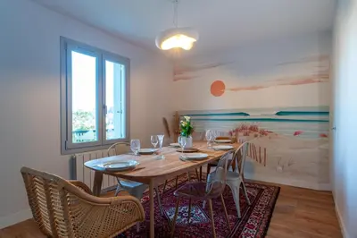 Coin salon dans l'établissement Ty Yseult - Maison Bretonne avec Jardin