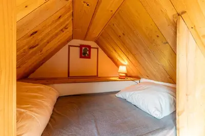 Un ou plusieurs lits dans un hébergement de l'établissement maison Rose l'Ecume à 50 m de la mer