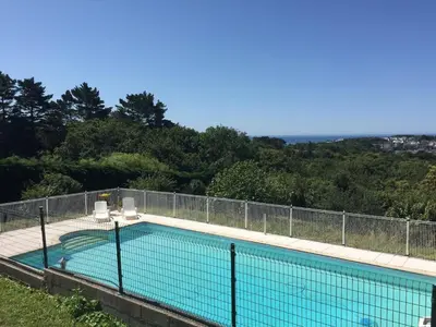 Plan de l'établissement Villa Ty Ar Menez vue dégagée sur port et océan