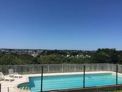 Plan de l'établissement Villa Ty Ar Menez vue dégagée sur port et océan