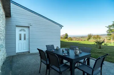 Paysage naturel près de la maison de vacances
