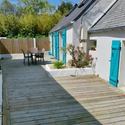 Gite Ker Domi 3 personnes-Plages et GR34 à pied Plouguerneau
