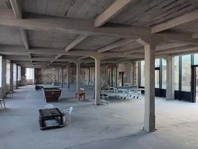 Plan de l'établissement Superscopic - Logement en terrasse ancienne usine avec vue mer sur baie Douarnenez