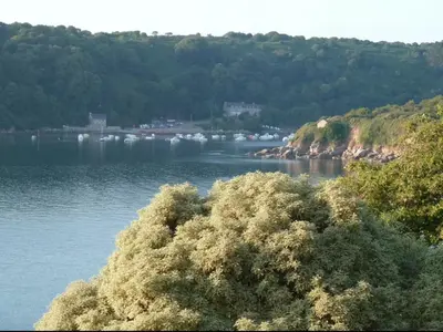 Paysage naturel près de la maison de vacances