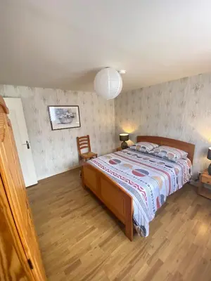Un ou plusieurs lits dans un hébergement de l'établissement Maison Ar Vro 14 au cœur de la Bretagne
