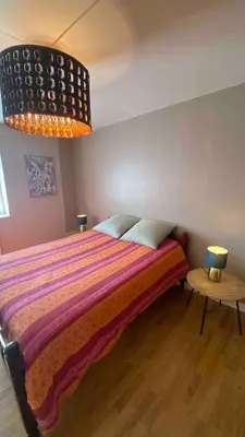 Un ou plusieurs lits dans un hébergement de l'établissement Maison Ar Vro 14 au cœur de la Bretagne
