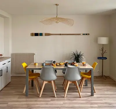 Plan de l'établissement Grand appartement - Une chambre - Plages & Centre à pied