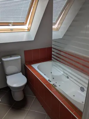 Salle de bains dans l'établissement Maison plein bourg pays bigouden