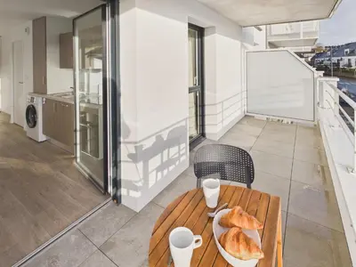 Cuisine ou kitchenette dans l'établissement Plein centre ville - Appart pour 2 avec balcon