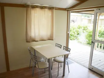 Plan de l'établissement Chalet cosy avec terrasse à Bénodet - API-1-52-1447