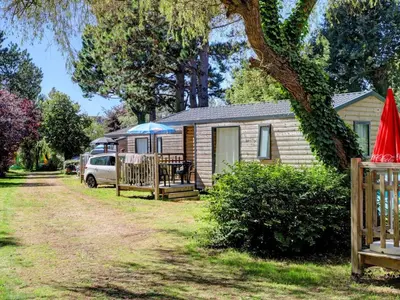 Jardin de l'établissement Chalet cosy pour 3 avec terrasse à Bénodet - API-1-52-1449