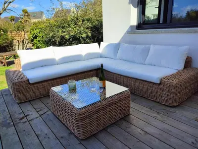 Coin salon dans l'établissement Maison familiale spacieuse 4 chambres & jardin clos
