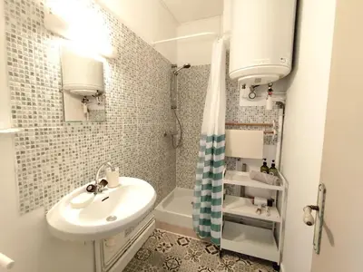 Salle de bains dans l'établissement Douces nuits au château