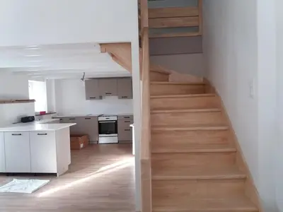 Cuisine ou kitchenette dans l'établissement La maison de Yo
