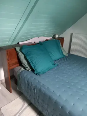 Un ou plusieurs lits dans un hébergement de l'établissement La maison de Yo